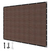 VEVOR 90% Sun Shade Cloth, 8 x 12 ft Pergola Shade Cover with Stainless Steel Grommets, Sun Shades Canopy Privacy Screen with 140 GSM HDPE Material, for Outdoor, Patio, Garden, and Backyard (Brown)
