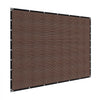 VEVOR 90% Sun Shade Cloth, 8 x 12 ft Pergola Shade Cover with Stainless Steel Grommets, Sun Shades Canopy Privacy Screen with 140 GSM HDPE Material, for Outdoor, Patio, Garden, and Backyard (Brown)