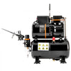 VEVOR Airbrush Kit, Dual Fan Air Tank Compressor System Kit with 3.5L Air Storage Tank, Air Brush Set with 0.3 mm Tip Airbrush, Holder, Color Mixing Wheel, Cleaning Brush Set, Art Nail Cookie Tattoo