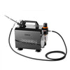 VEVOR Airbrush Kit, 1/6 HP, Air Brush Kit with Air Compressor, 1 Dual-Action Professional Airbrush with 3 Tips, Hose, Acrylic Paint, Brush, Low Noise, for Cake Decorating, Model Painting, Nail Art