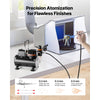 VEVOR Airbrush Kit, 1/6 HP, Air Brush Kit with Air Compressor, 1 Dual-Action Professional Airbrush with 3 Tips, Hose, Holder, Cleaning Set, Low Noise, for Cake Decorating, Model Painting, Nail Art