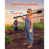 VEVOR Post Hole Digger, Heavy Duty Post Hole Digger with Fiberglass Handle, Manual Hole Digger with Scale Markings and Metal Blade, Post Hole Digger Tool for Digging Gardening and Outdoors, 57.5-Inch