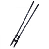 VEVOR Post Hole Digger, Heavy Duty Post Hole Digger with Fiberglass Handle, Manual Hole Digger with Scale Markings and Metal Blade, Post Hole Digger Tool for Digging Gardening and Outdoors, 57.5-Inch