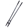 VEVOR Post Hole Digger, Heavy Duty Post Hole Digger with Carbon Steel Handle, Manual Hole Digger with Scale Markings and Metal Blade, Post Hole Digger Tool for Digging Gardening Outdoors, 57.5-Inch