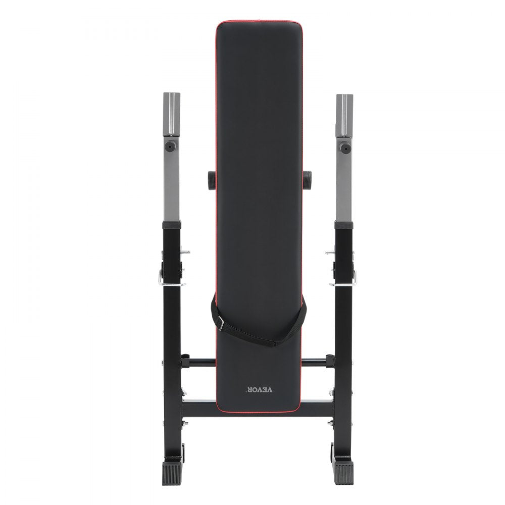 VEVOR Weight Bench, Adjustable Weight Bench for Full Body Workout, 400lbs Exercise Sit up Bench for Home Gym Strength Training, Weight Bench Press with Quick Folding and Fast Adjustment