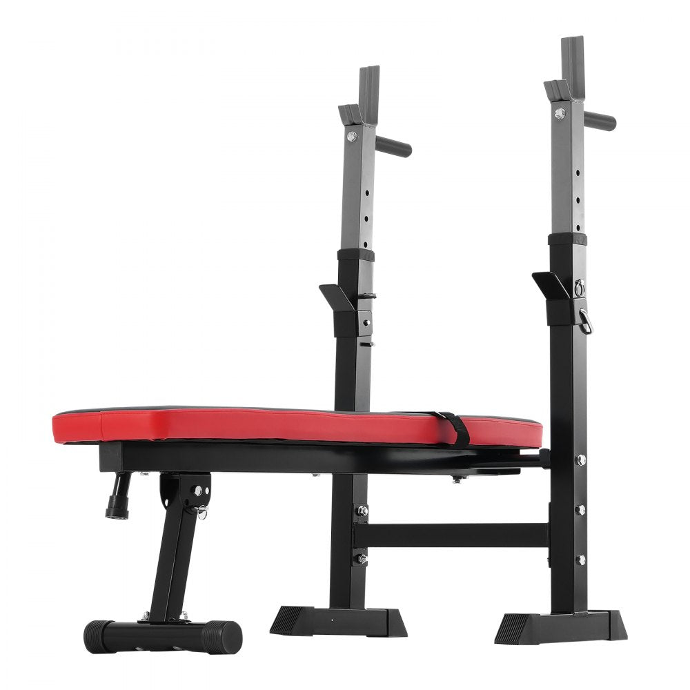 VEVOR Weight Bench, Adjustable Weight Bench for Full Body Workout, 400lbs Exercise Sit up Bench for Home Gym Strength Training, Weight Bench Press with Quick Folding and Fast Adjustment