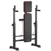 VEVOR 6-in-1 Weight Bench Set, 600lbs Adjustable Workout Bench Press, Exercise Sit up Bench for Home Gym Strength Training, Quick Folding Incline Decline Flat Bench