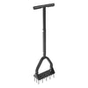 VEVOR Lawn Aerator, 9.2 in Manual Core Aerator Tool with 15 Iron Spikes, Long Handle & Wide Plate, Heavy Duty Grass Aeration Tool, Yard Aerators for Compacted Hardened Soil Lawn Aeration