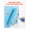 VEVOR 18 Inch Paint Roller Frame, 12-18 in Adjustable Frame with Marked Scale, Lightweight Painting Supplies for Wall House Homes, Metal Roller Tool for Large-Scale Painting Projects, Blue & Silver