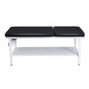 VEVOR Medical Exam Table, 500LBS Loading Medical Examination Bed with 0°–40° Adjustable Backrest, Physical Therapy Exam Table with Storage Shelf & Paper Roll Dispenser for Hospital Clinic Rehab Center