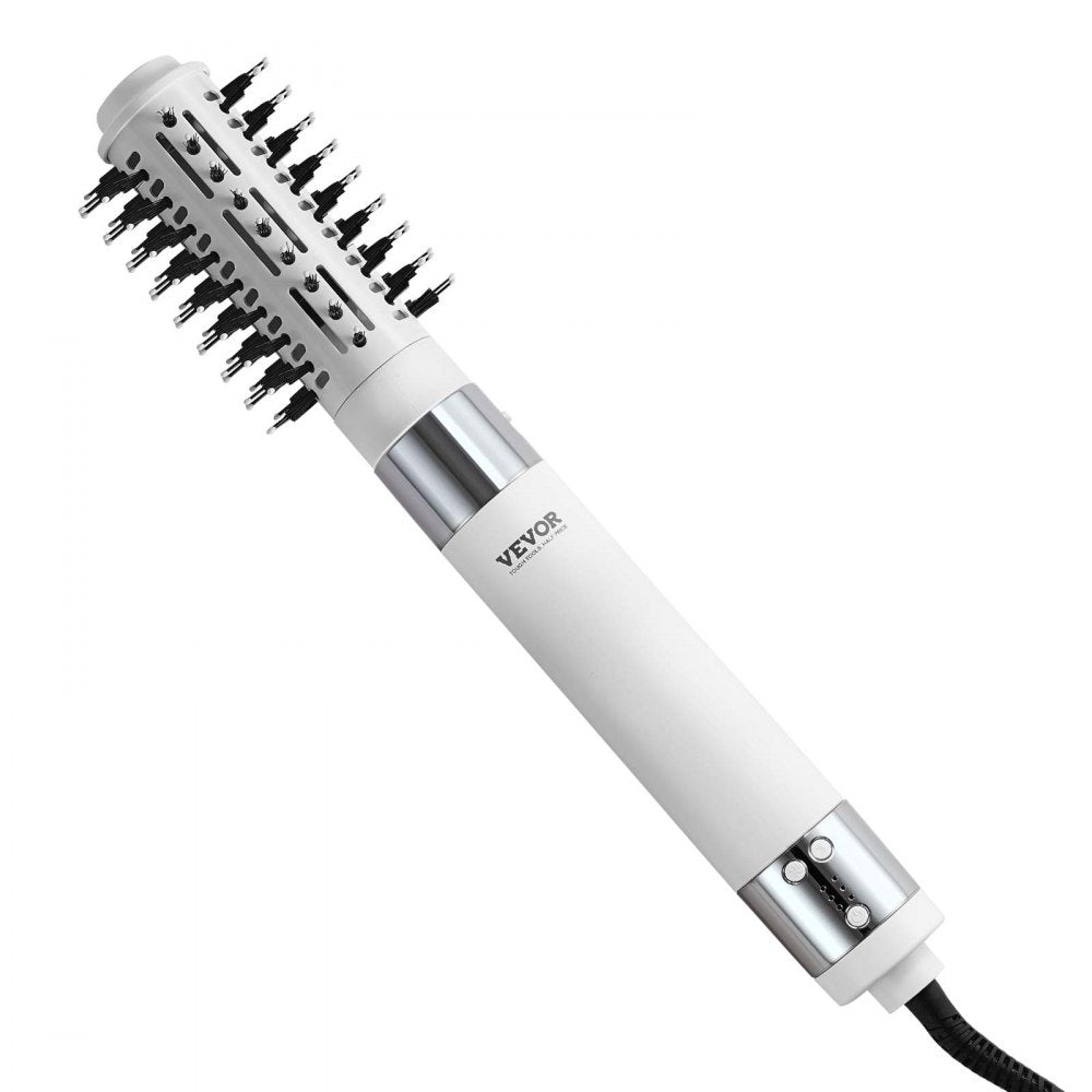 VEVOR Hair Dryer Styler, Ionic Hair Dryer Brush, 110,000RPM High-Speed Hot Air Styler with Brushless Motor, Oval & Paddle Brush, Blow Dryer Brush Styling Tool for Fast Drying Volumizing Straightening