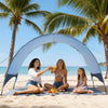 VEVOR Beach Tent Sun Shelter for 3 Person, UPF 50+ Protection, Portable Sun Shade Canopy with Carrying Bag & Ground Stakes, Lightweight and Easy Setup Beach Umbrella for Camping Fishing Outdoor Picnic