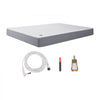 VEVOR Grounding Sheets, Queen Size, 90% Cotton + 10% Pure Silver Fiber, Earth Grounded Fitted Bed Sheets, with Grounding Cord & Tester, for Improved Sleep & Wellness (Gray, Queen - 60 x 80 x 15 in)