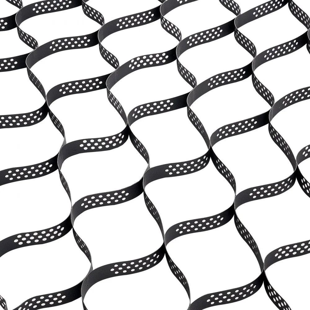 VEVOR Gravel Grid, 2 Inch Depth, 16.4 x 6.5 FT / 5000 x 1980 mm, 1880 LBS Per Sq ft Grass Ground Retainer, Permeable Geo Grids Driveway Stabilization, for Garden, Patio, Walkway, RV Parking Slopes