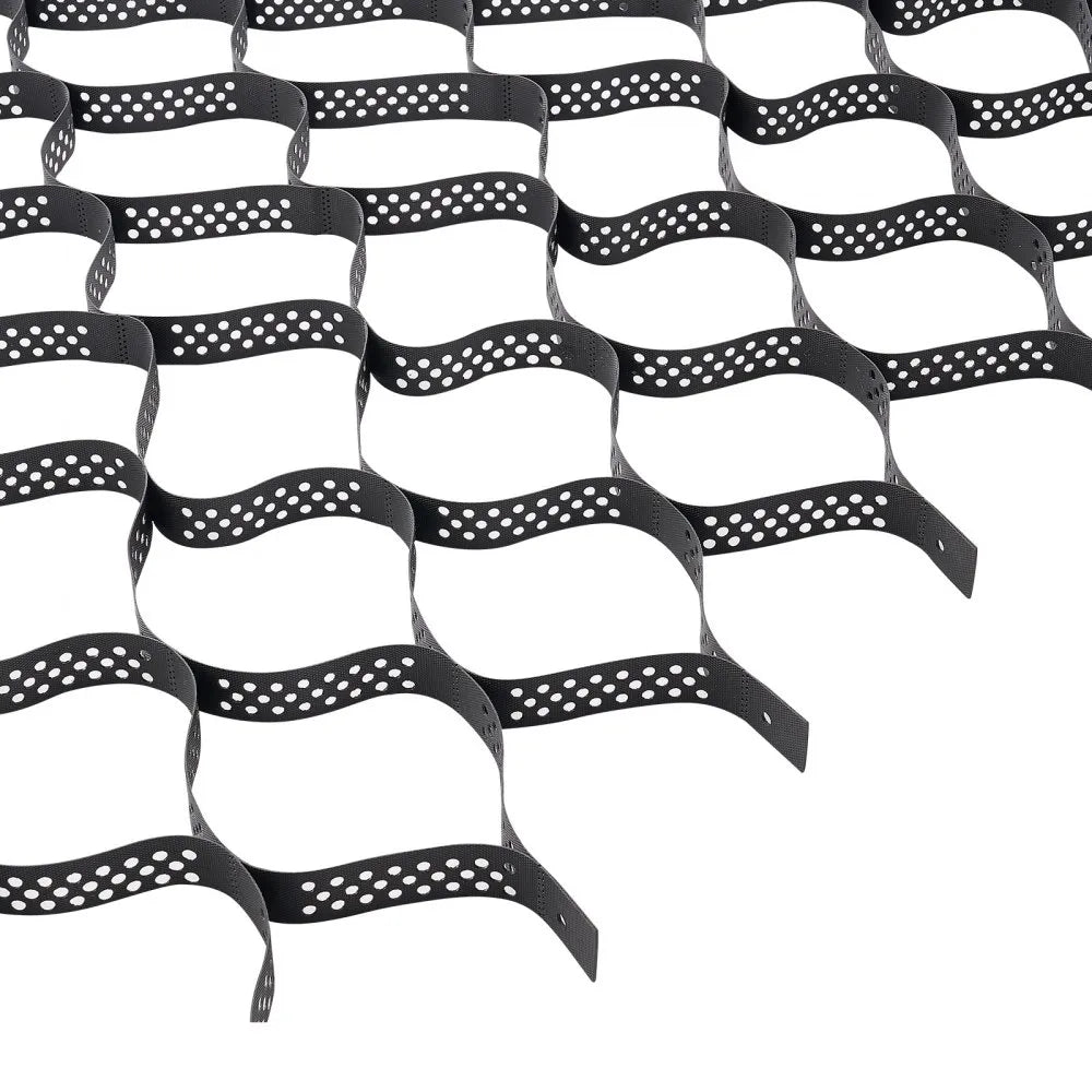 VEVOR Gravel Grid, 2 Inch Depth, 17.06 x 8.86 FT / 5200 x 2700 mm, 1880 LBS Per Sq ft Grass Ground Retainer, Permeable Geo Grids Driveway Stabilization, for Garden, Patio, Walkway, RV Parking Slopes