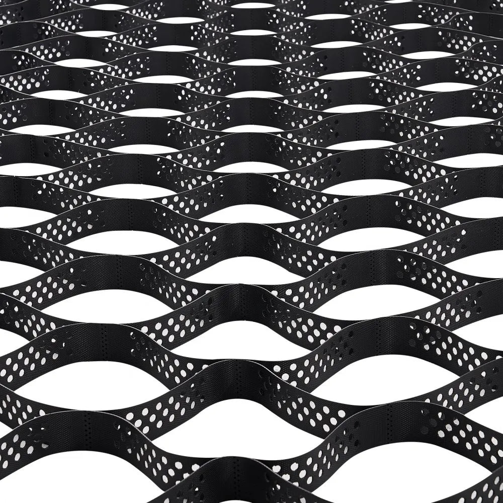 VEVOR Gravel Grid, 2 Inch Depth, 17.06 x 8.86 FT / 5200 x 2700 mm, 1880 LBS Per Sq ft Grass Ground Retainer, Permeable Geo Grids Driveway Stabilization, for Garden, Patio, Walkway, RV Parking Slopes