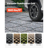 VEVOR Gravel Grid, 2 Inch Depth, 32.81 x 9.84 FT / 10000 x 3000 mm, 1880 LBS Per Sq ft Grass Ground Retainer, Permeable Geo Grids Driveway Stabilization, for Garden, Patio, Walkway, RV Parking Slopes