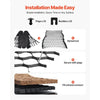 VEVOR Gravel Grid, 2 Inch Depth, 32.81 x 9.84 FT / 10000 x 3000 mm, 1880 LBS Per Sq ft Grass Ground Retainer, Permeable Geo Grids Driveway Stabilization, for Garden, Patio, Walkway, RV Parking Slopes
