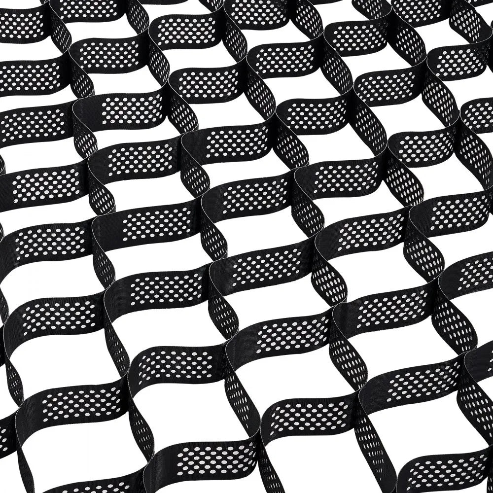VEVOR Gravel Grid, 4 Inch Depth, 17.06 x 8.86 FT / 5200 x 2700 mm, 1880 LBS Per Sq ft Grass Ground Retainer, Permeable Geo Grids Driveway Stabilization, for Garden, Patio, Walkway, RV Parking Slopes