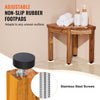 VEVOR Corner Teak Shower Bench, 12.4" Height 11.5" Radius, 100% Teak Wood Corner Shower Beach, 300 LBS with Storage Shelf, Shower Stool for Inside & Outside Shower, for Bathroom