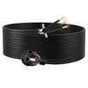 VEVOR 10 ft Dryer Power Cord, 3-Prong NEMA 10-30P Appliance Dryer Cord with Eyelet Connectors, 125V/250V, SDRT 10AWG/3C, 30A, Pure Copper Wire Cable with PVC Cable Tie, Ideal for Indoor & Outdoor Use