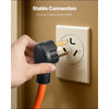 VEVOR 25 ft Dryer Extension Cord, 3-Prong NEMA 10-30P to 10-30R Dryer Cord, 125V/250V STW 10AWG/3C, 30A, Pure Copper Wire Cable with Black Non-woven Bag and PVC Cable Tie, Ideal for Indoor & Outdoor
