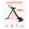 VEVOR AB Workout Machine, Ab Workout Equipment at Home Gym, Core & Abdominal Trainers for Women, 440 lbs Weight Capacity Strength Training Ab Cruncher, Foldable Adjustable Fitness Exerciser