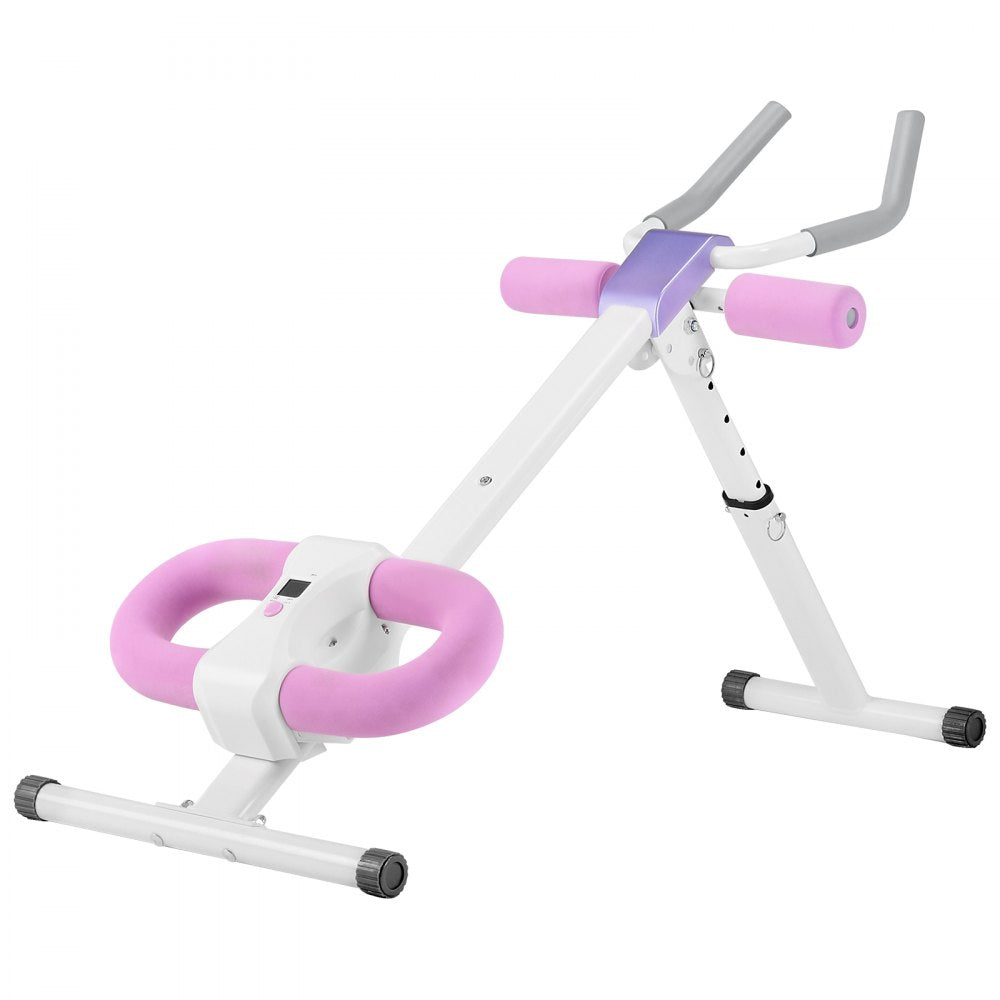 VEVOR AB Workout Machine, Ab Workout Equipment at Home Gym, Core & Abdominal Trainers for Women, 330 lbs Weight Capacity Strength Training Ab Cruncher, Foldable Adjustable Fitness Exerciser