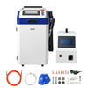 VEVOR 1500W 4-in-1 Laser Welder, Cutter, Rust Remover & Weld Cleaner, Multi-Functional Laser Welding Cutting Machine with Complete Accessories & Water Cooling for Workshops, 198–242V Single-Phase