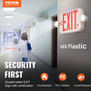 VEVOR LED Exit Sign with Emergency Lights, Two LED Adjustable Heads Emergency Exit Light with Battery Backup, Combo Red Letter Fire Exit Lighting, Commercial Exit Signs