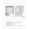 VEVOR Structured Media Enclosure, 14-Inch, Recessed in-Wall Media Box with Cover, Wall-Mount Cable Management Box Kit, Structured Wiring Multi-Media Cabinet, Cold-Rolled Steel, for TV Home Theater