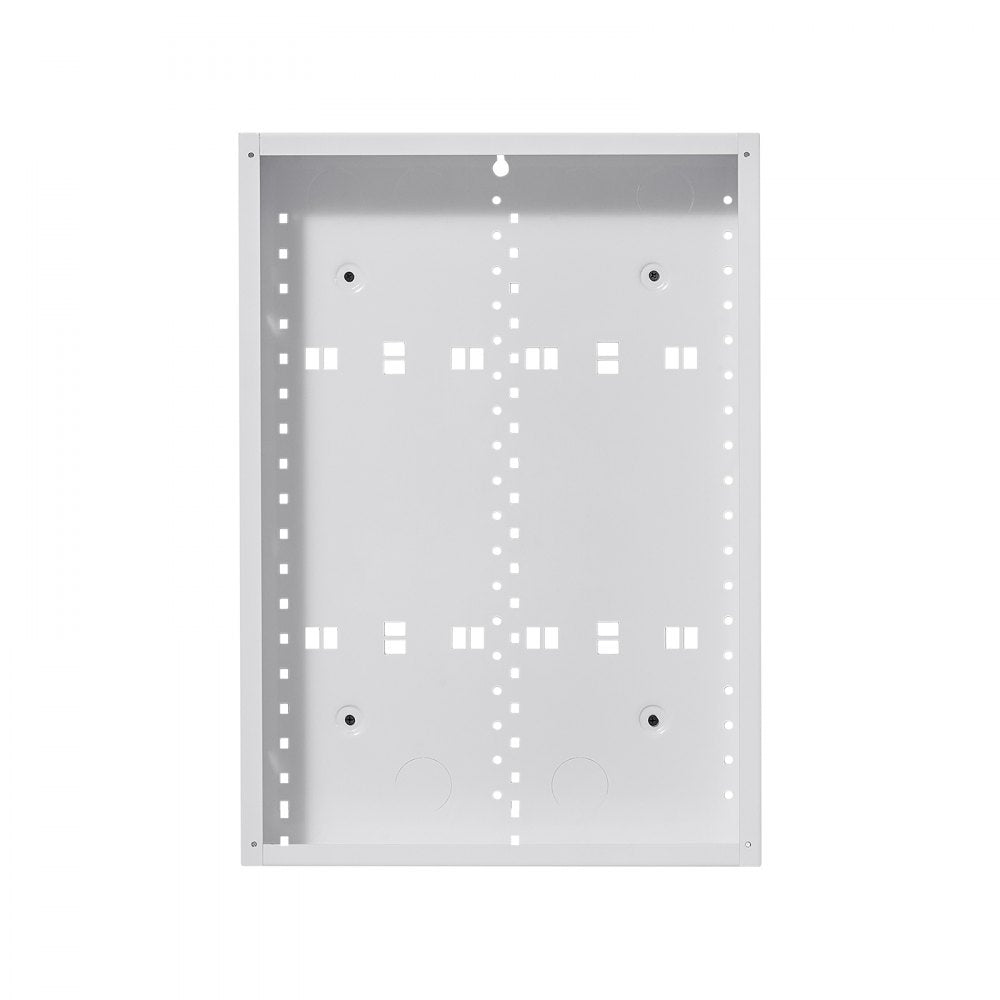 VEVOR Structured Media Enclosure, 20-Inch, Recessed in-Wall Media Box with Cover, Wall-Mount Cable Management Box Kit, Structured Wiring Multi-Media Cabinet, Cold-Rolled Steel, for TV Home Theater