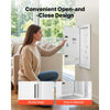 VEVOR Structured Media Enclosure 28-Inch Wiring Cabinet with Hinged Cover, In Wall Cable Management Network Box, Cold-Rolled Steel, Recessed Electrical Multi-Media Cabinet, Flush or Surface Mount