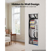 VEVOR Structured Media Enclosure 28-Inch In-Wall Box with Screw-On Cover, Cable Management Network Box, Cold-Rolled Steel, Recessed Electrical Wiring Cabinet, with Knockouts, Flush or Surface Mount