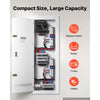 VEVOR Structured Media Enclosure 42-Inch Wiring Cabinet with Hinged Cover, In Wall Cable Management Network Box, Cold-Rolled Steel, Recessed Electrical Multi-Media Cabinet, Flush or Surface Mount