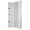 VEVOR Structured Media Enclosure 42-Inch Wiring Cabinet with Hinged Cover, In Wall Cable Management Network Box, Cold-Rolled Steel, Recessed Electrical Multi-Media Cabinet, Flush or Surface Mount