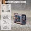 VEVOR Laser Measure, 328 ft, ±1/16'' Accuracy Laser Distance Measure with 100-Group Storage, ft/m/in/ft+in, 2.4'' Colorlit LCD Screen Laser Meter, Pythagorean Mode, Measure Distance, Area and Volume