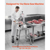VEVOR Electric Meat Bandsaw Stand, Floor Stand with Adjustable Height, Stable H-Shaped Frame, Anti-Slip Foot Pads, for Our Bone Saw Machine, Compatible with Models BS-130 & BS-250