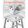VEVOR Electric Meat Bandsaw Stand, Floor Stand with Adjustable Height, Stable H-Shaped Frame, Anti-Slip Foot Pads, for Our Bone Saw Machine, Compatible with Models BS-130 & BS-250