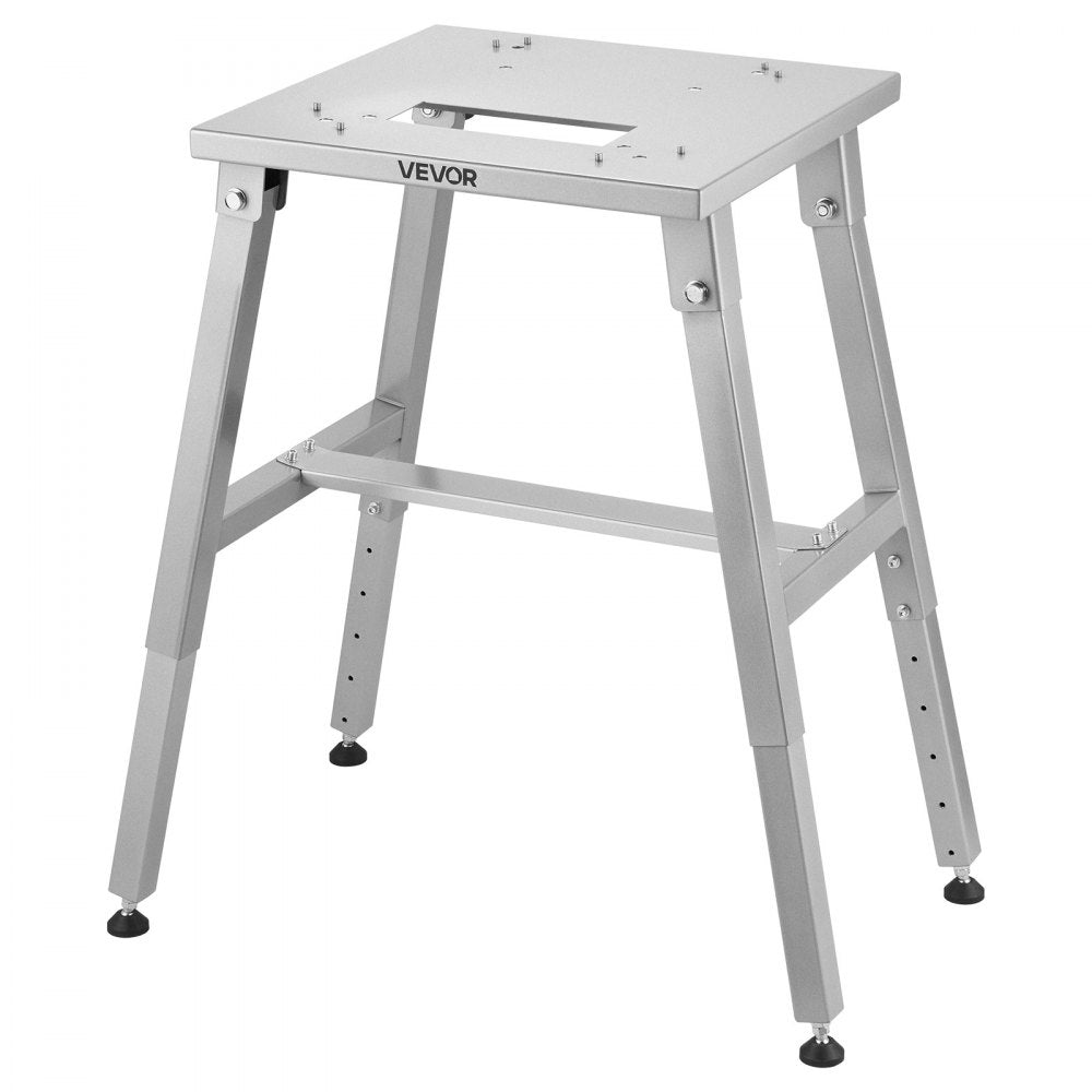 VEVOR Electric Meat Bandsaw Stand, Floor Stand with Adjustable Height, Stable H-Shaped Frame, Anti-Slip Foot Pads, for Our Bone Saw Machine, Compatible with Models BS-130 & BS-250
