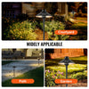 VEVOR 8 Pack Low Voltage Landscape Path Lights, 3W 210LM 12V-24VAC/DC Outdoor LED Pathway Lighting, 3000K Warm White Walkway Lights with Quick Connectors, IP66 Waterproof for Yard Garden Sidewalk