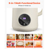 VEVOR 8-in-1 Nut Milk Maker, 34 oz Soy Milk Maker with 180W Blending, for Homemade Oat, Nut, Soy, Juice, Milkshake, Rice Cereal, Plant-Based Beverages with Self-Cleaning, Boil Water, 12-Hour Delay