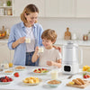 VEVOR 8-in-1 Nut Milk Maker, 34 oz Soy Milk Maker with 200W Blending, for Homemade Oat, Nut, Soy, Juice, Milkshake, Rice Cereal, Plant-Based Beverages with Self-Cleaning, Boil Water, 12-Hour Delay