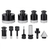 VEVOR Diamond Core Drill Bit Set, 8 PCS 6/8/10/25/35/38/50/65mm Diamond Hole Saw Kit, with Finger Milling Bit Cone Bit Saw Blade and Storage Case, for Dry and Wet, Diamond Drill Bits for Ceramic Tile