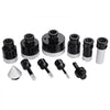 VEVOR Diamond Core Drill Bit Set, 8 PCS 6/8/10/25/35/38/50/65mm Diamond Hole Saw Kit, with Finger Milling Bit Cone Bit Saw Blade and Storage Case, for Dry and Wet, Diamond Drill Bits for Ceramic Tile