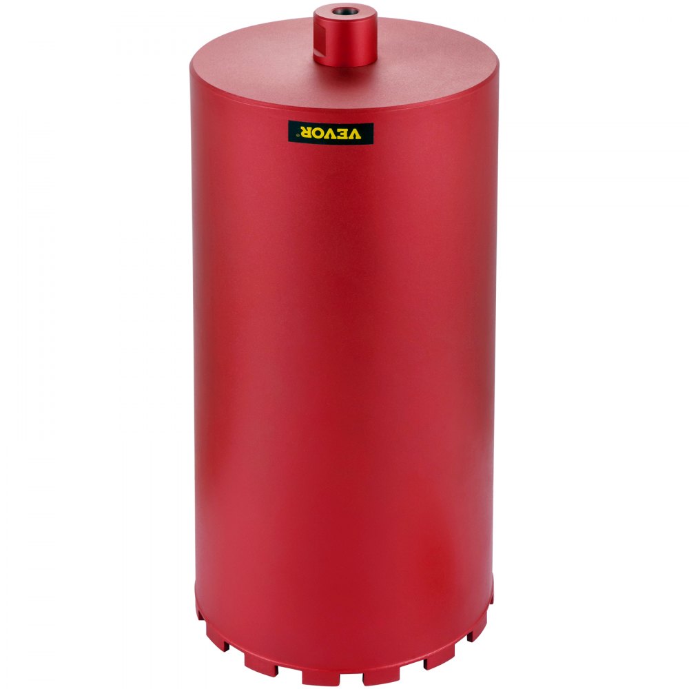 VEVOR Diamond Core Drill, 8\"/203mm Diameter Core Drill Bit, 14\"/355mm Concrete Core Drill Bit, 5/8\"-11 Thread Core Bit, Dry/Wet Drill Core Bits with a Blade, Diamond Wet Coring Bit For Concrete Bri