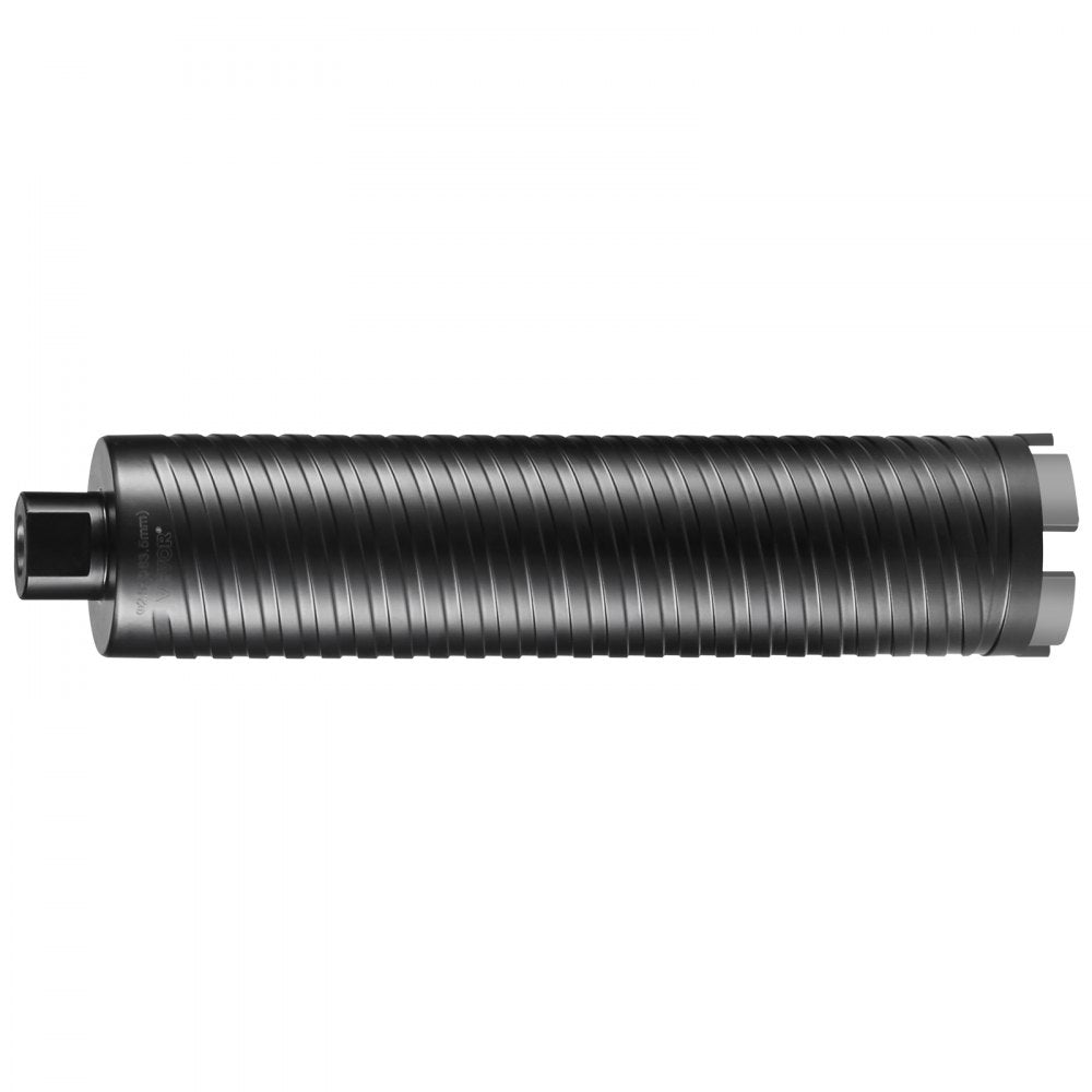 VEVOR Core Drill Bit, 2.5" Wet/Dry Diamond Core Drill Bits for Brick and Block, Concrete Core Drill Bit with Pilot Bit Adapter and Saw Blade, 9.5" Drilling Depth, 5/8"-11 Inner Thread, Laser Welding