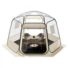 VEVOR Pop up Bubble Tent, 11 x 10.2 ft Waterproof & UV-Resistant, Clear Camping Tent Shelter, Outdoor Garden Dome Igloo Tents with Windows, 540° Panoramic View, for 8-10 Persons Patio Backyard