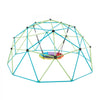 VEVOR Climbing Dome, 10FT Geometric Dome Climber with Saucer Swing, 1000LBS Loading Kid's Jungle Gym Playground, Easy-Assembly Outdoor Backyard Climbing Equipment for Boys Girls 3 to 10 Years Old