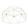 VEVOR Climbing Dome, 10FT Geometric Dome Climber, 1000LBS Loading Jungle Gym Playground with 2 Basketballs & Octopus Net, Easy-Assembly Outdoor Backyard Climbing Equipment for Kids 3 to 10 Years Old